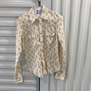 Earl Jeans Light Cream Button-Down Shirt